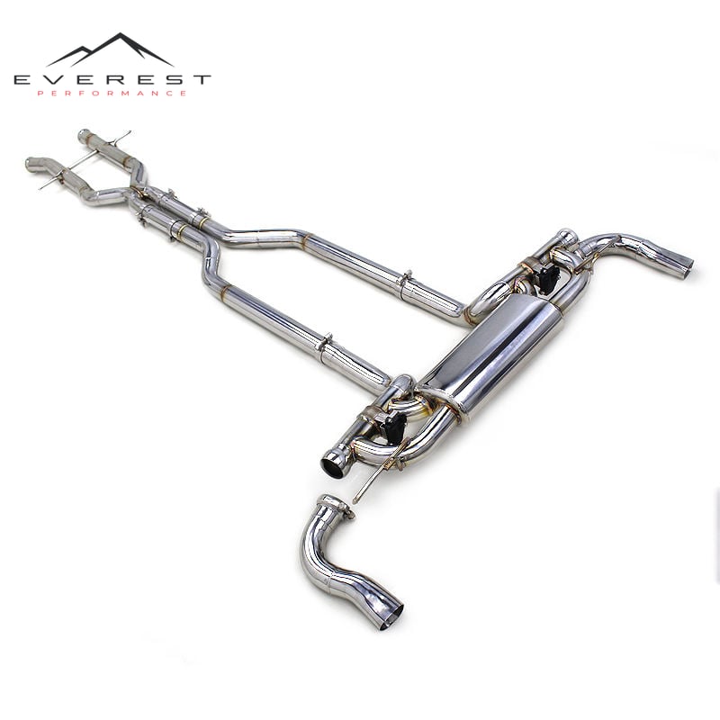 Exhaust Pipe System for Mercedes-Benz LS500/GLS500 X166 V8 4.7T 2017-2023 Stainless Steel Catback Exhaust Pipes Muffler