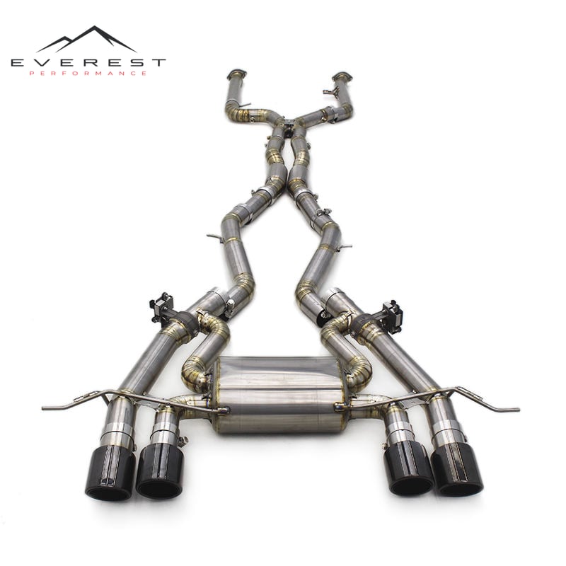Custom Dual Midpipe Catback for BMW M3/M4 G80/G82/G83/G8X 2019+ Performance Valvetronic Titanium Pipe Muffler Exhaust System