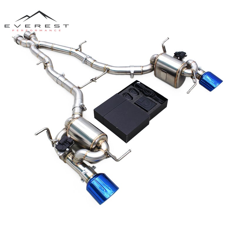 Valvetronic Muffler Exhaust for Mercedes-Benz SLK280/SLK300/SLK350 R171 3.0L/3.5L 2004-2011 Stainless Steel Exhaust Pipe