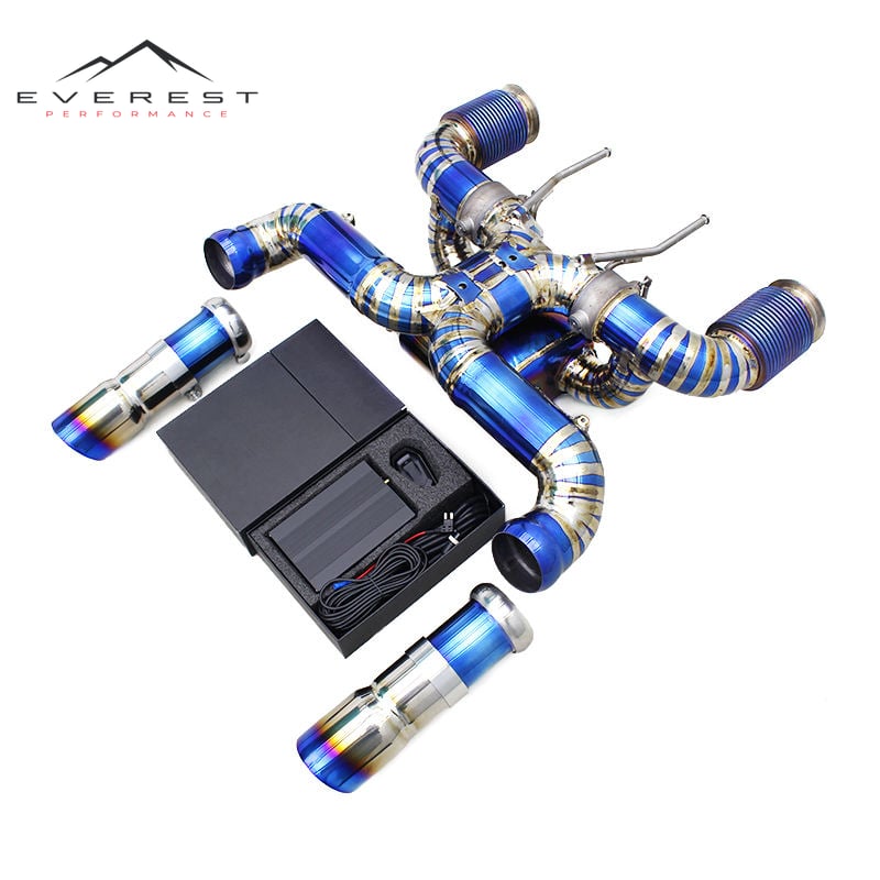Titanium Exhaust Pipe System for Mclaren 720S 4.0T 2017-2019 Catback Muffler Vacuum Valves Modified Sounds