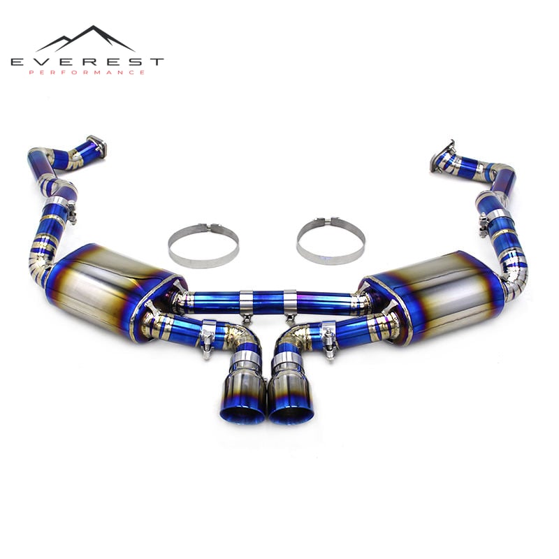 Titanium Exhaust Pipes for Porsche Cayman 981 2.7 3.4 (2013-2015)performance Exhaust Muffler