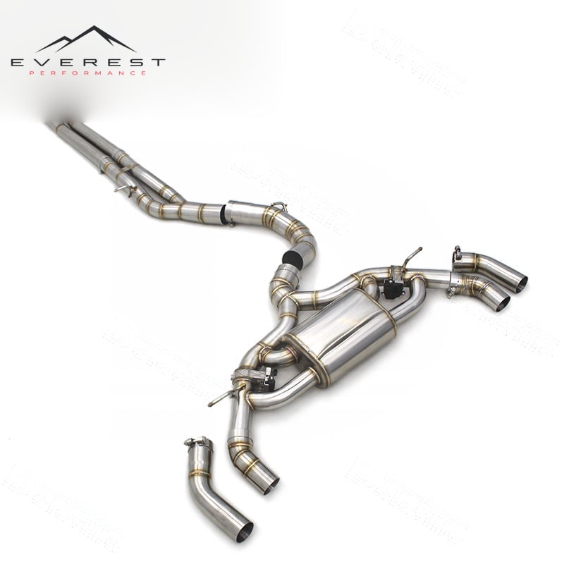 High Performance Car Exhaust Catback for Audi RS3/TTRS 2.5T 2017-2023 Stainless Steel Exhaust Pipes Muffler
