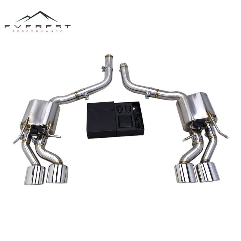 Auto Parts Stainless Steel Exhaust System for Mercedes-Benz C63 AMG W204 6.2L 2012-2016 Valvetronic Muffler Catback