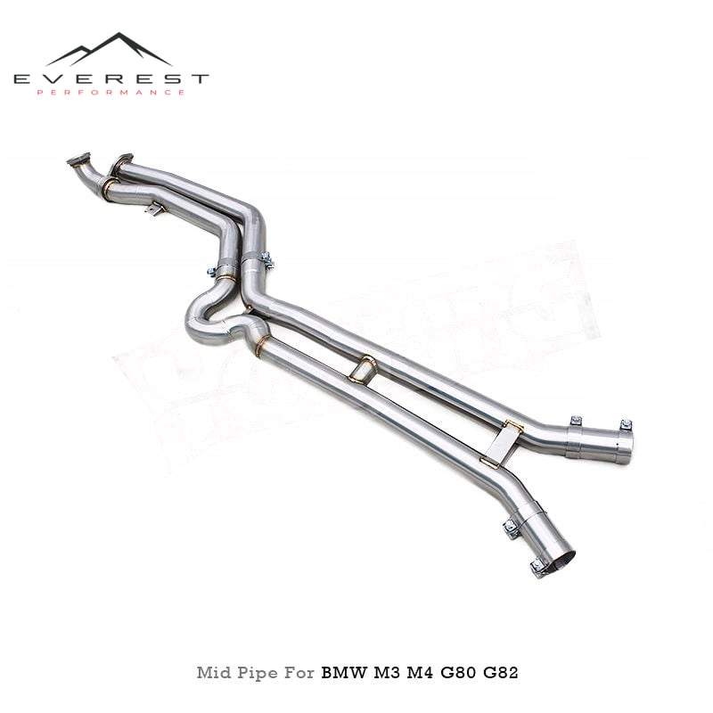 Custom Exhaust H Pipe Midpipe for BMW M3/M4 G80/G82 CS 3.0T 2021-2024 Sport Car Stainless Steel Exhaust Mid Pipe System