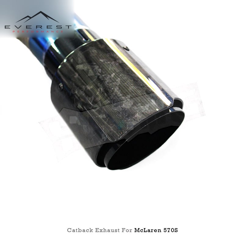 Supersport X-pipe Exhaust for Mclaren 540 Coupe/540C/570S/570GT 3.8T 2015+ Enhanced Sound Titanium Lightweight Catback