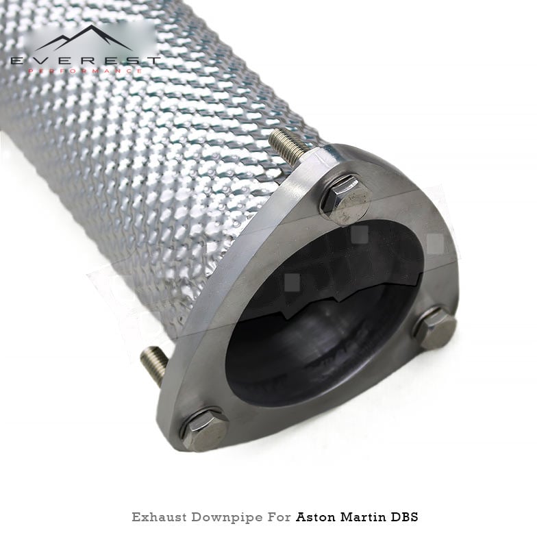 Stainless Steel Front Pipes for Aston Martin DBS V12 6.0L 2007-2013 Insulation Straight Downpipe Exhaust Free Flow Pipe