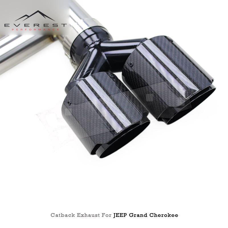 SS304L Exhaust Pipe System ForJEEP Grand Cherokee 2011-2020 Electronic Valves Catback Exhaust with Resonator
