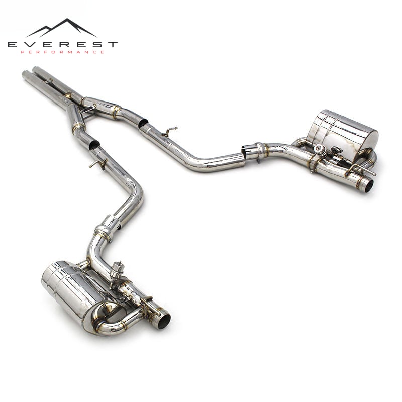 Exhaust Muffler Pipe With Valved for Dodge Challenger Hellcat SRT 6.2T 2016-2022 Stainless Steel Escape Catback Exhaust System