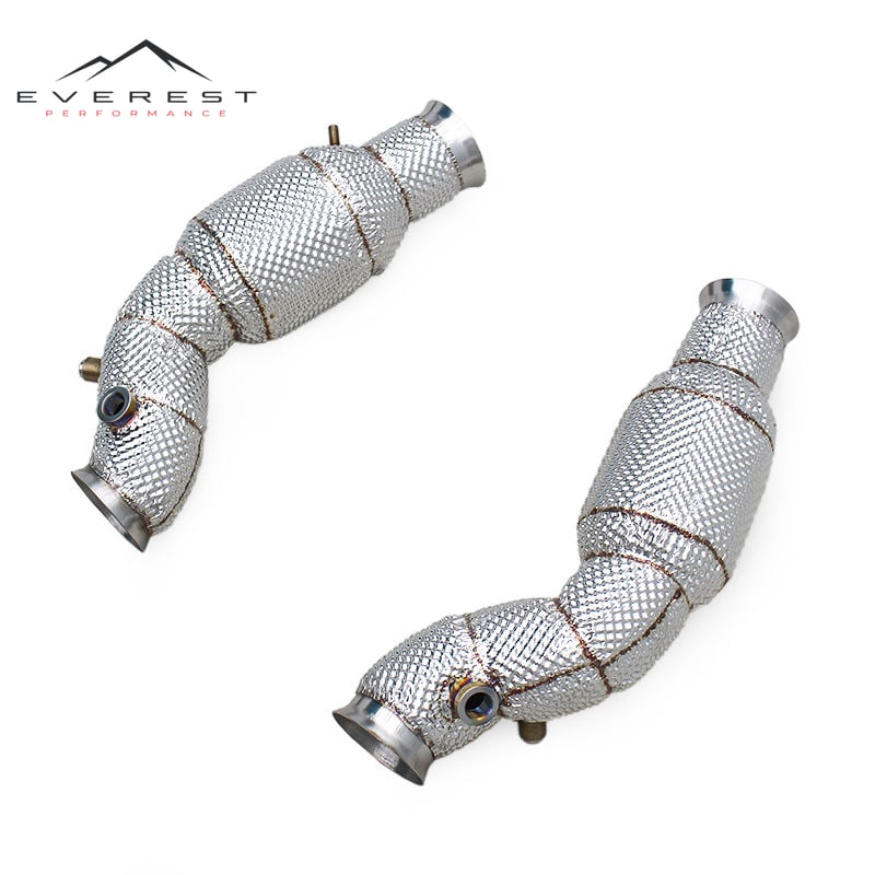 Exhaust Downpipe with Cat for Lamborghini Gallardo 5.0L 2004-2007 Stainless Steel Exhaust Pipe Racing Car Exhaust System