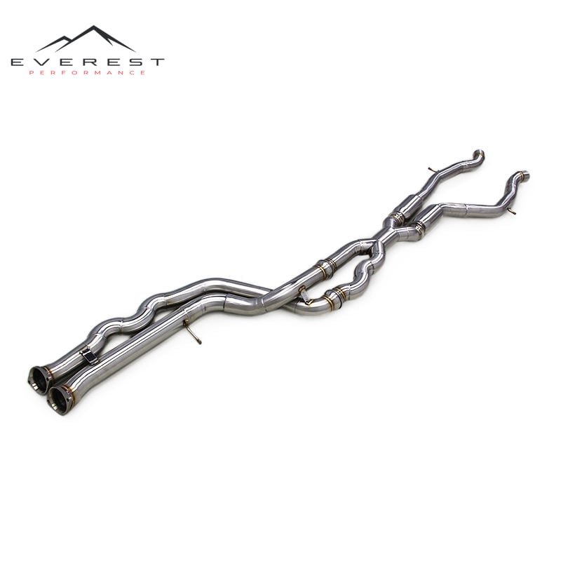Equal Length Mid Pipes Exhaust Pipes for BMW M3/M4 F80/F82/F83 S55 3.0T 2014-2019 Stainless Steel Exhaust System