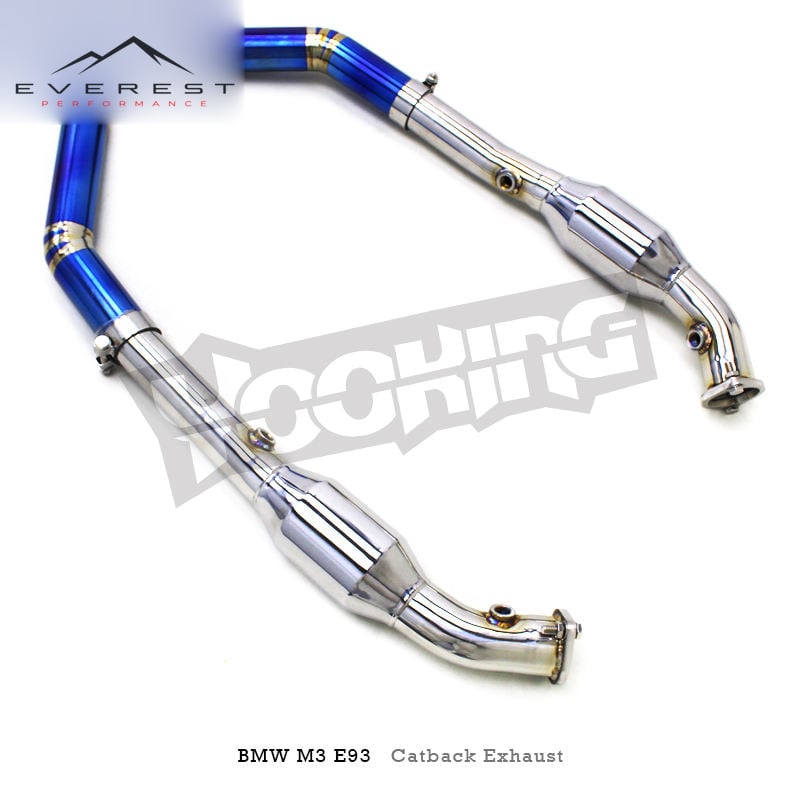 Exhaust Pipe System for BMW M3 E90/E92/E93 4.0L 2007-2013 SS304 Catalytic Downpipes Titanium Vacuum Valve Catback Exhaust