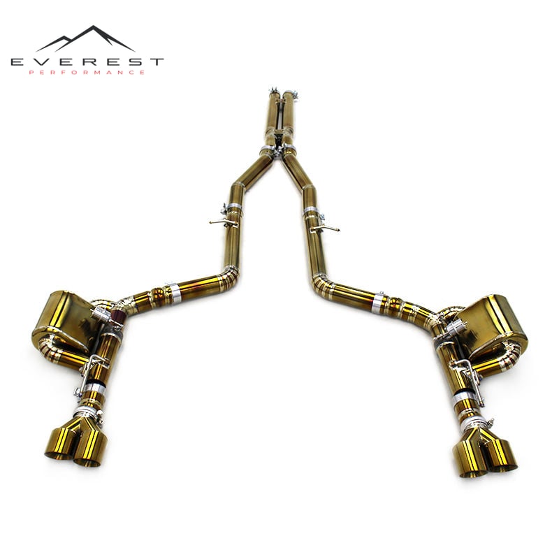 Titanium Exhaust System for Dodge Challenger SRT Hellcat 6.2T 2016-2022 Vacuum Valve Exhaust Muffler Car Catback