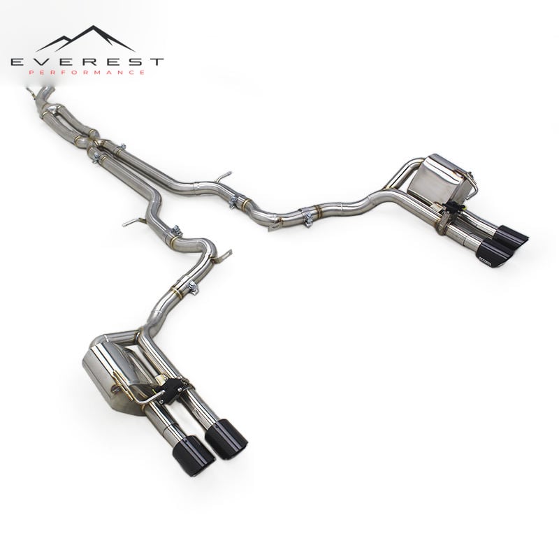 Catback Exhaust Pipes for Porsche Panamera 3.0T 971 2017-2018 Stainless Steel Pipe Muffler Exhaust System Escape