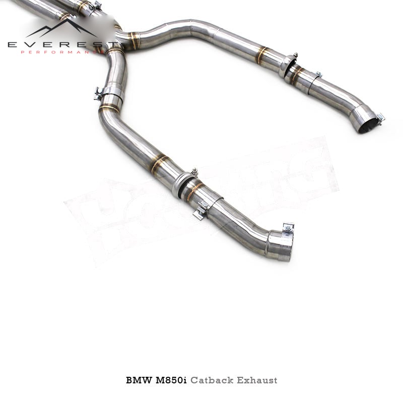 Custom Catback Exhaust Exahuster for BMW M850/M850i G16 4.4TT 2020-2023 Valvetronic Exhaust System Stainless Steel Pipe Muffler