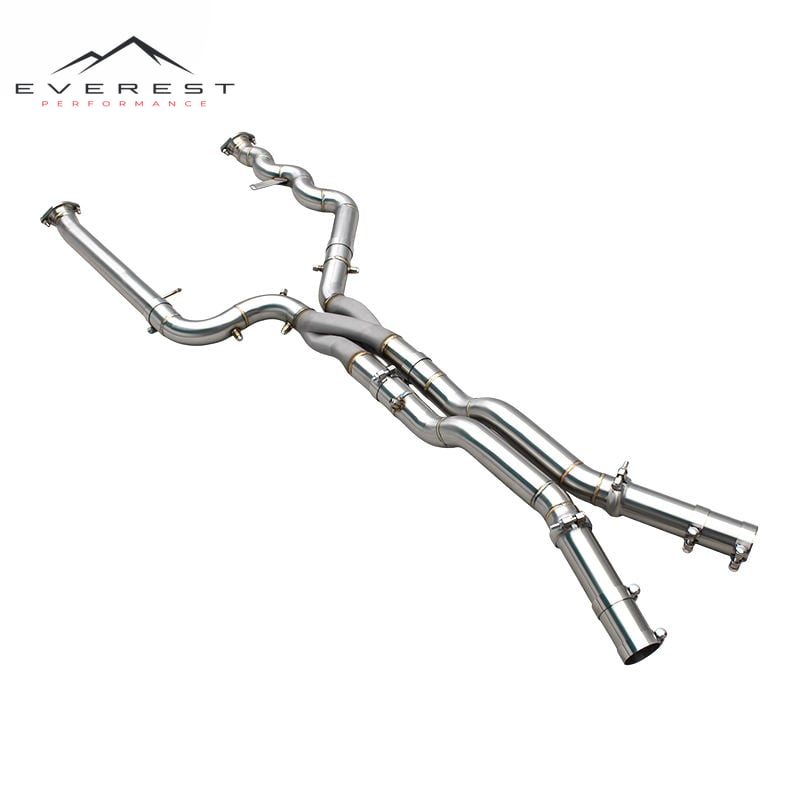 Stainless Steel Equal Length Mid/Middle Pipe with Z Pipe for BMW M3/M4 G80/G82 3.0T 2020-2026 Racing Exhaust With OPF/DPF