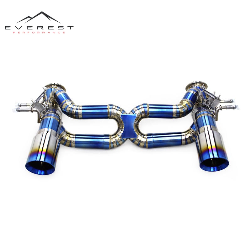 Titanium Auto Exhaust System for Maserati MC20 3.0T 2020-2024 Lightweight Catback Valve