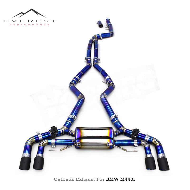 Titanium Exhaust Pipe System for BMW M340i/M440 G20/G22 3.0T 2019-2024 Lightweight Valvetronic Catback Exhaust System