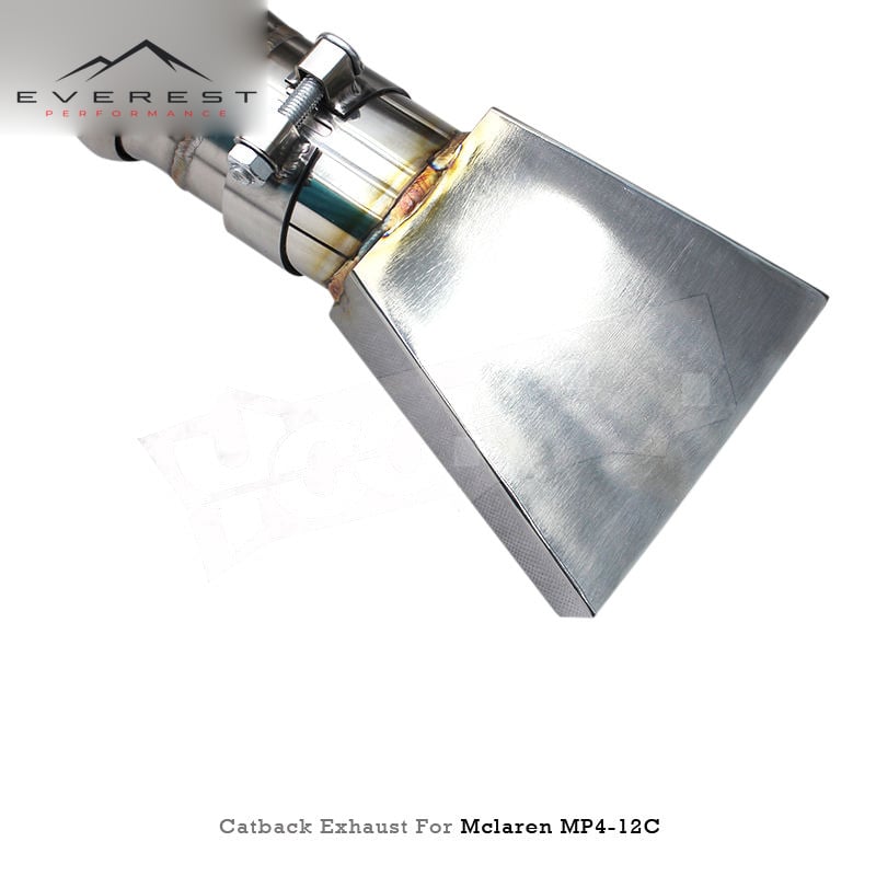 Racing Stainless Steel Catback Muffler for Mclaren MP4-12C 3.8T 2012-2014 Performance Racing Car Exhaust System Valve Control