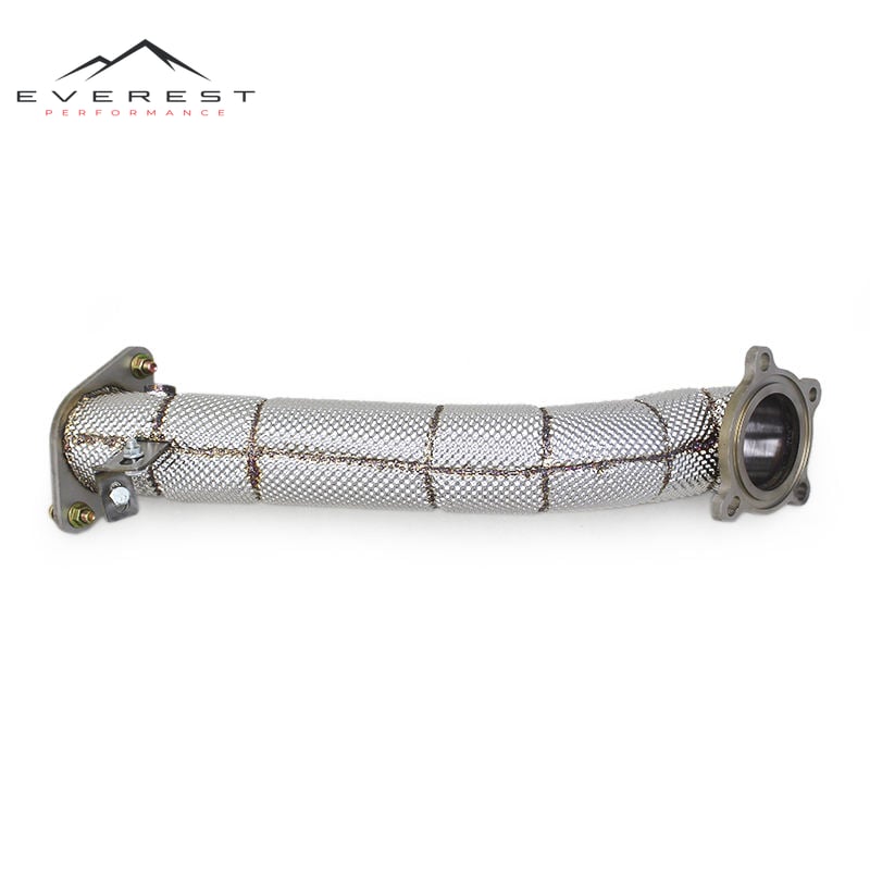 SS304 Exhaust Downpipe for Chevrolet Camaro 2.0T 2016-2019 Straight-through Performance Front Pipe Section With Heat Shield