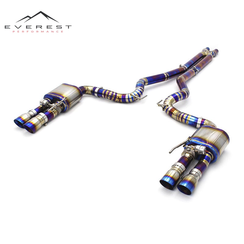 Titanium Alloy Valve Control Catback Exhaust System for Ford Mustang 5.0L 2011-2023 Escape