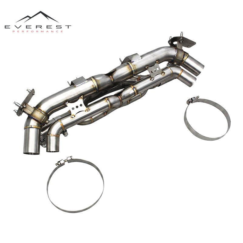 Stainless Steel Catback Exhaust Pipes for Porsche 911/992/992.1 Turbo S/Carrera S 3.0T/3.8T 2019-2024 Exhaust Pipe Valve