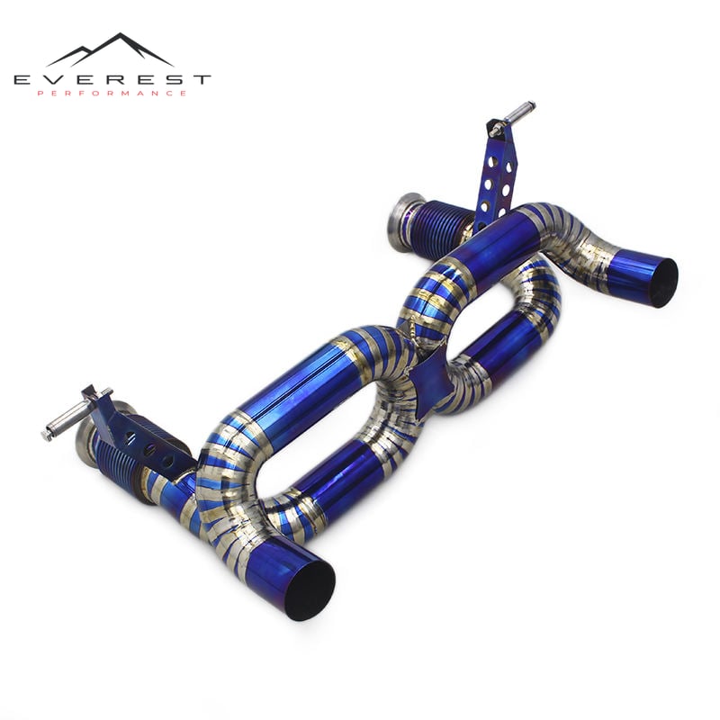 Exhaust Pipe System for Lamborghini Huracan EVO/STO 5.2L 2019-2023 Exhaust System Titanium Catback Exhaust X Pipes Muffler