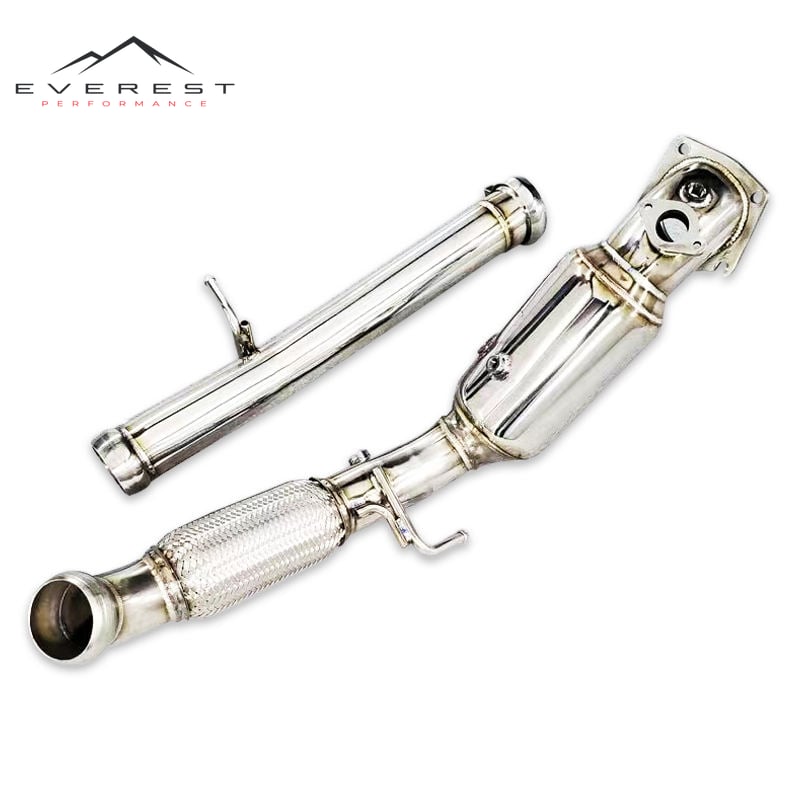 Exhaust Downpipe for Jeep Wrangler Rubicon JL 2.0T 2018-2023 Stainless Steel Pipes Muffler Exhaust System Escape