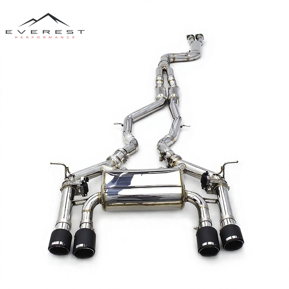 SS304 Exhaust Pipe System for BMW M3/M4 F80/F82 3.0T 2014-2019 Electronic Valve Catback Exhaust with Remote Controller