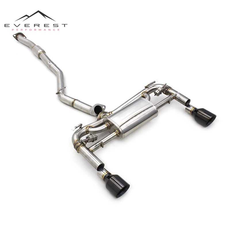 Stainless Steel Vacuum Valve Muffler Straight Pipesfor Subaru Brz 2.0 2012-2023