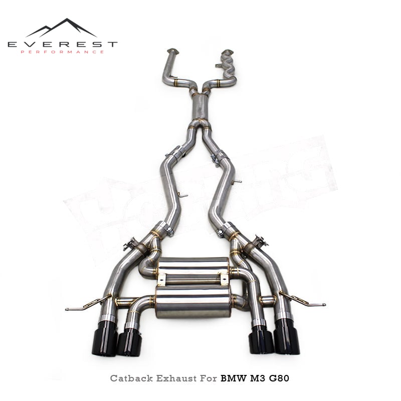 Newest Catback Muffler for BMW M3/M4 G80/G82 /G83 3.0T 2019-2024 Tuning Valve SUS304 Pipe Escape Exhaust