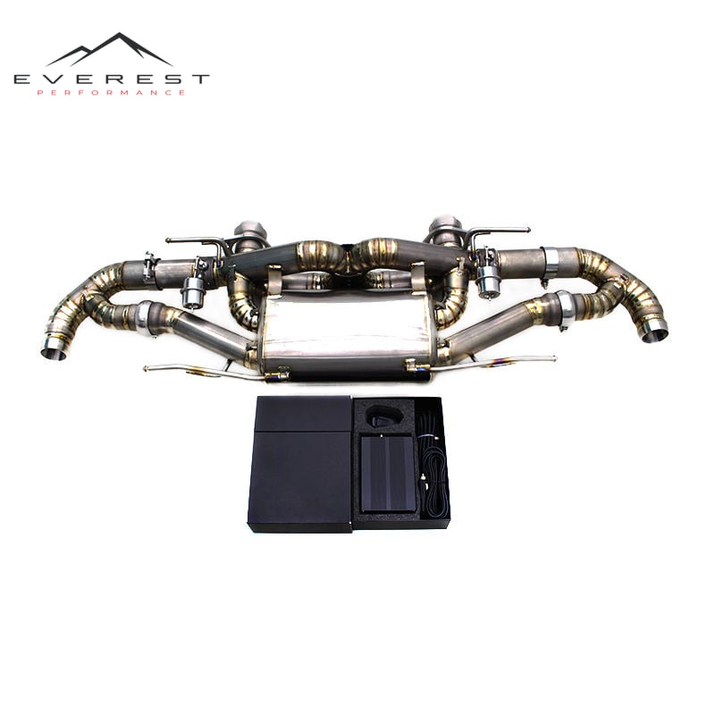 Titanium Exhaust Pipe System for Aston Martin Rapide S 560CV V12 6.0L 2013-2018 Vacuum Valve Valvetronic Catback System