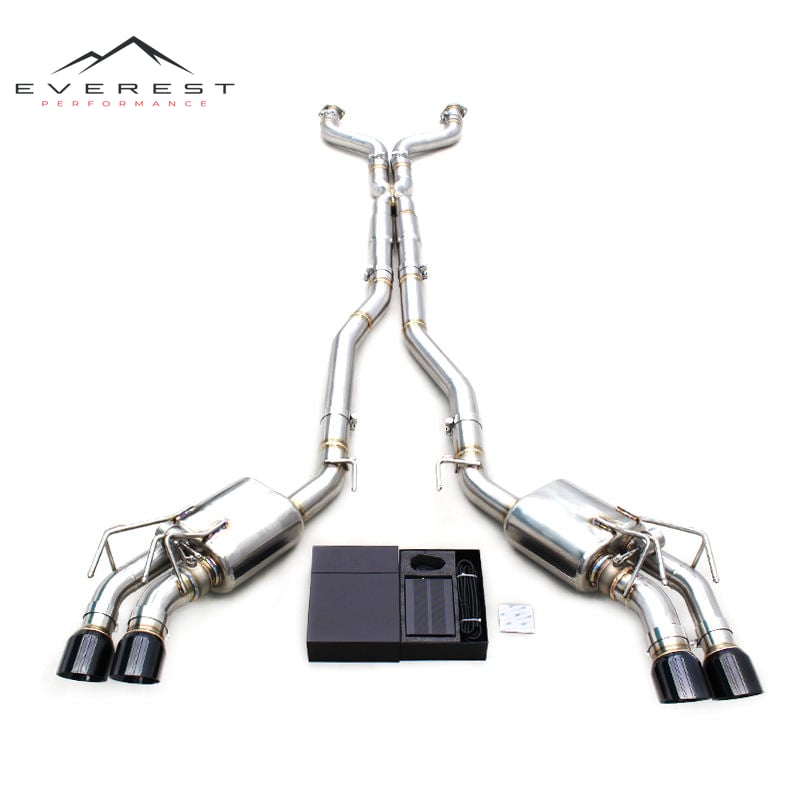 Custom Valved Exhaust System for Chevrolet Camaro ZL1 6.2L 2010-2015 Racing Pipes Supersport X Pipe with Remote Control