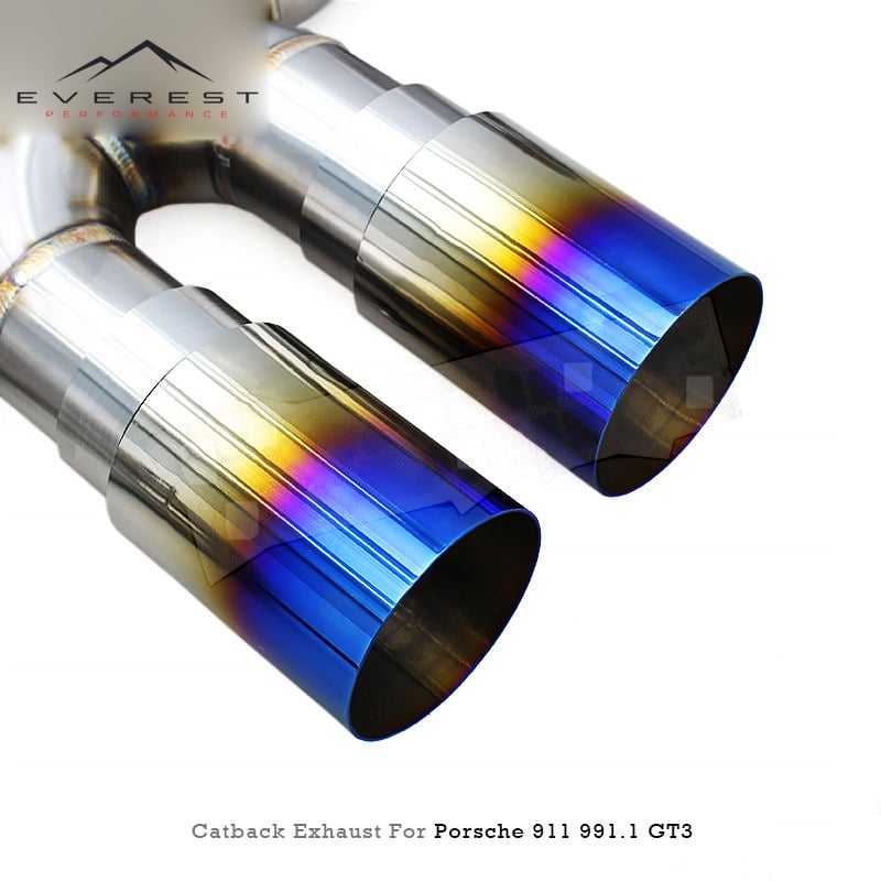 Racing Stainless Steel Catback Muffler Pipe for Porsche 911 991.2 Carrera 4/S/4S 3.0T 2016-2018 Upgrade GT3 Valve Exhaust System