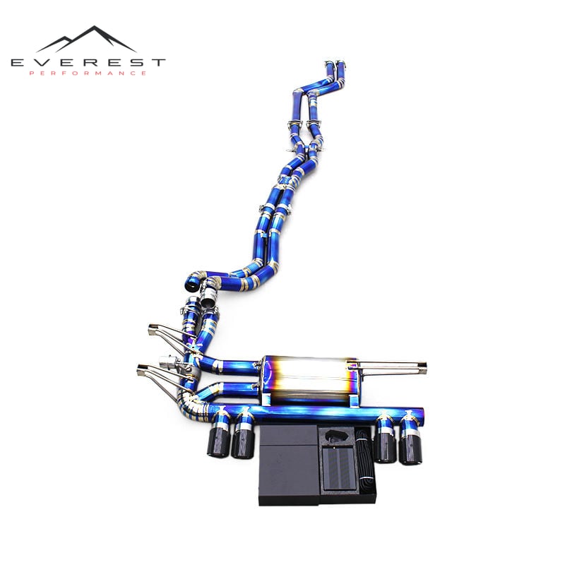 Titanium Catback Exhaust for BMW M3 E46 2004-2006 Racing Valved Sport Muffler Exhaust With Remote Controller