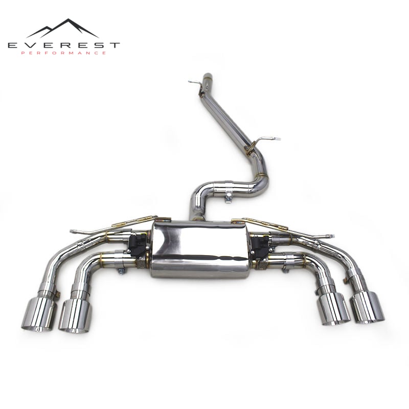 Auto Catback Exhaust for VW GOLF 7/MK7/R/7R 2.0T 2014-2020 Engine Stainless Steel Valvetronic Muffler Escape Exhaust System