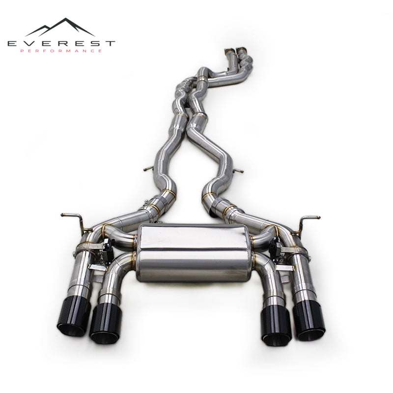 Stainless Steel Catback for BMW M3 M4 F80 F82 F8X 3.0T 2015-2019 Valvetronic Muffler Exhaust System Modified Sounds