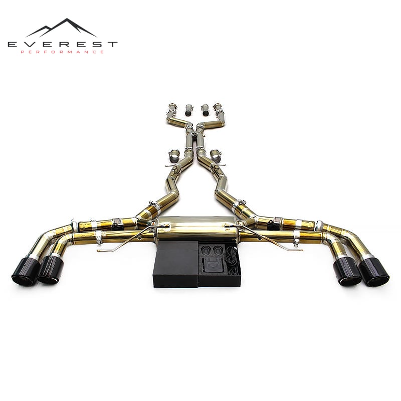 X Mid Pipes Catback for BMW X5M/X6M F95/F96 4.4TT 2020-2024 Titanium Performance Exhaust Pipes Muffler Valvetronic