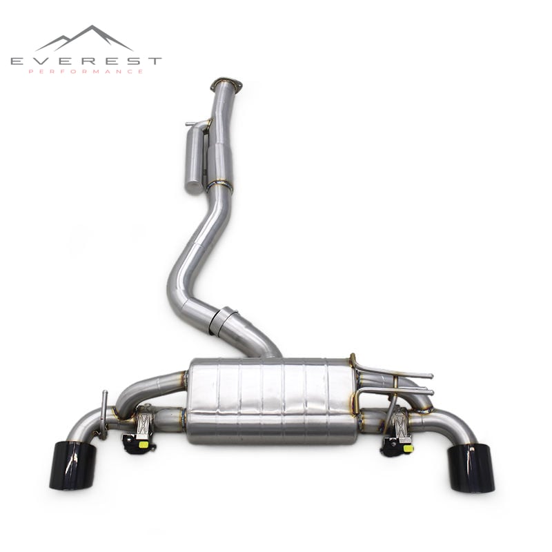 Stainless Steel Catback Exhaust for Toyota GR YARiS 1.6T 2023 With Valve-Controlled Muffler