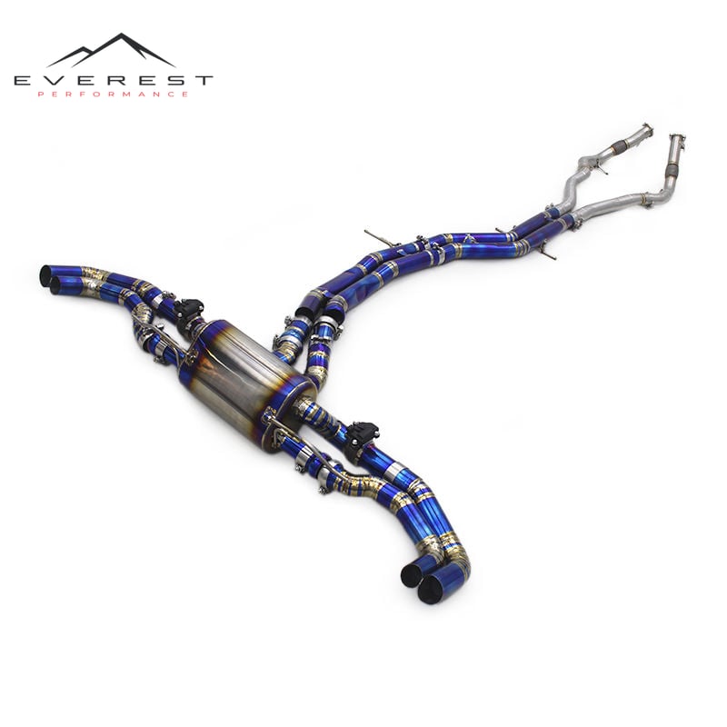 Titanium Valvetronic Exhaust Pipe for Audi RS Q8/RSQ8/Q8 2019-2023 Active Sound Car Exhaust System
