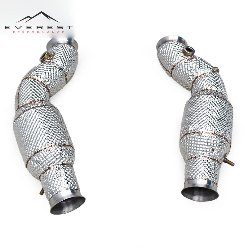 Stainless Steel Exhaust Pipe for Lamborghini Gallardo 5.0L 2004-2007 100/200/300cell Catalyst Manifold Header Exhaust