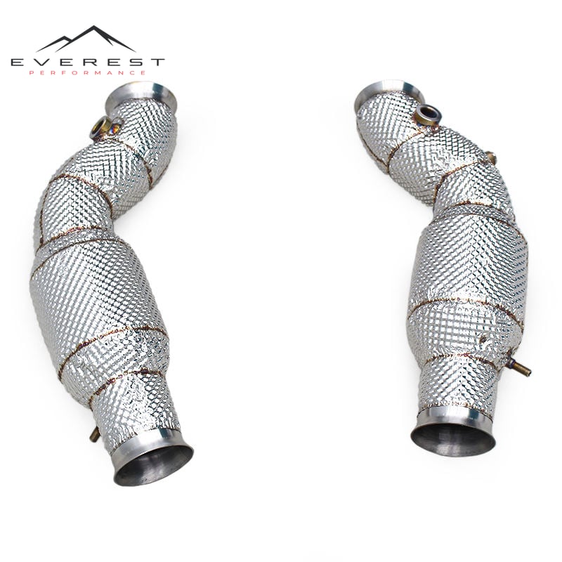 Stainless Steel Exhaust Pipe for Lamborghini Gallardo 5.0L 2004-2007 100/200/300cell Catalyst Manifold Header Exhaust