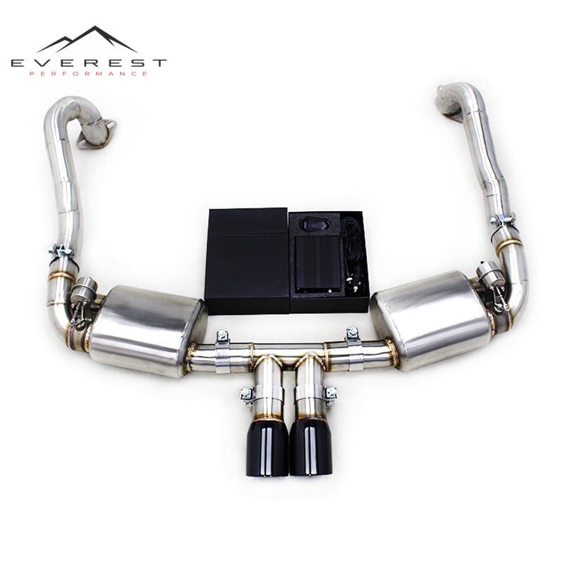Muffler Catback for Porsche 981 Cayman/Boxster 2.7/3.4 2012-2015 Vacuum Valve Stainless Steel Exhaust System