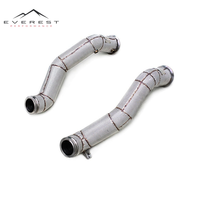 Racing Street Sport Exhaust Pipe for Mclaren GT 4.0T 2019-2023 With Heat Shield Exhaust Straight Downpipe Free Flow Header