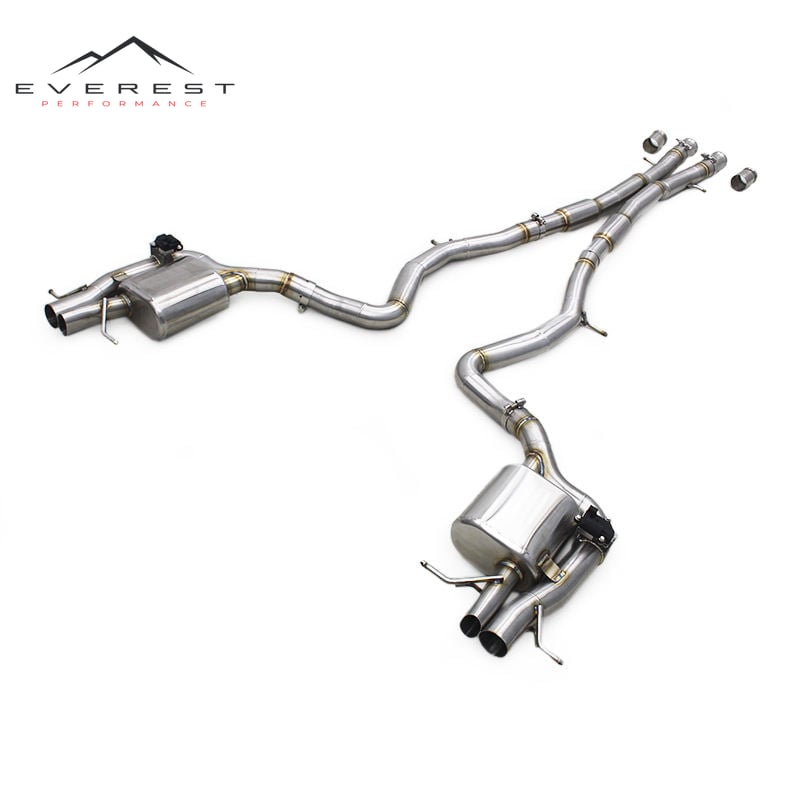 Catback Exhaust Muffler for Mercedes-Benz S63 AMG W222 5.5T 2014-2020 Sedan Car Tuning SUS304 Exhaust Pipe