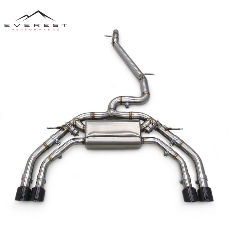 Performance Catback Exhaust for AUDI S3 2.0T 2015-2023 Stainless Steel Exhaust Muffler Car Valved Exhaust Catback System