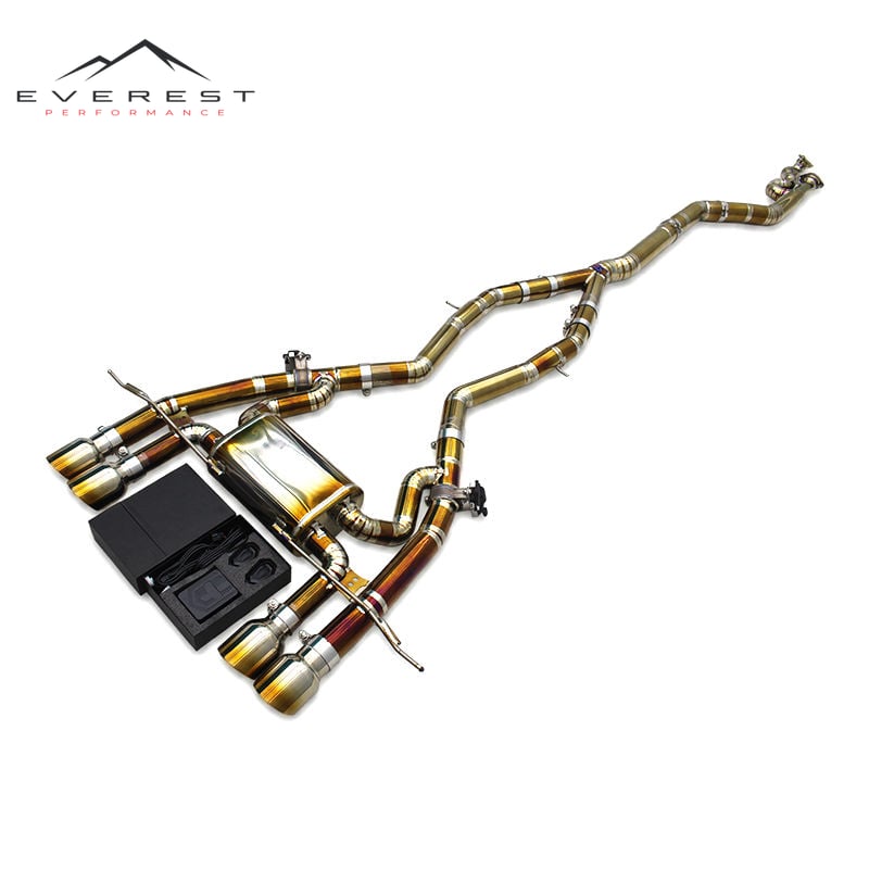 Titanium Catback Exhaust for BMW M3/M4 G80/G82 3.0T 2021-2026 M3 Performance Sport Exhaust with Electronic Valve Muffler Pipe