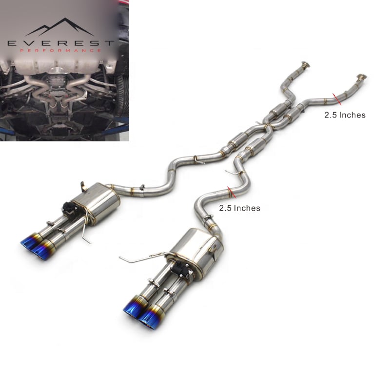Valvetronic Catback Exhaust for BMW M3 E90 E92 E93 4.0L V8 2007-2013 Stainless Steel Exhaust Pipes