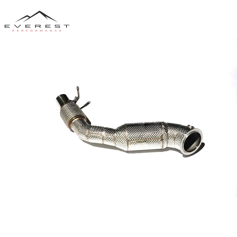 High Performance Downpipe for BMW 118I 120I 1.6T 2012-2016 Stainless Steel Straight Front Tube With Heat Shield