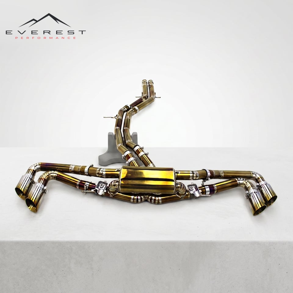 Titanium Catback Exhaust Pipes for Lamborghini URUS 4.0 2018-2019 High Performance Exhaust Muffler with Valve Exhaust System