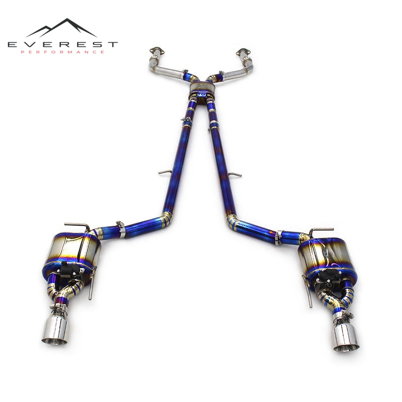 Titanium Pipe Catback Exhaust System for Infiniti G37 3.7L 2010-2021 Valved Exhaust Muffler Car Part Escape Exhaust